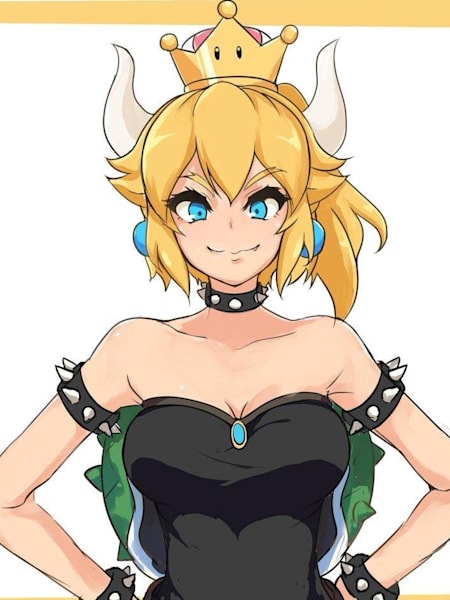 Bowsette en una de las pocas imágenes que podemos enseñar a nuestros papás.