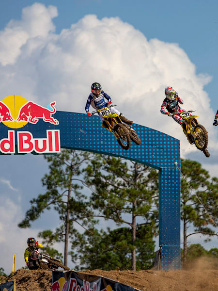 Marvin Musquin en la séptima ronda del AMA motocross en el Rancho WW en Jacksonville, Florida, Estados Unidos, el 26 de septiembre de 2020.