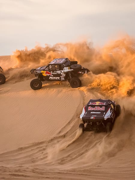 A photo of Seth Quintero, Mitch Guthrie, and Blade Hildebrand.