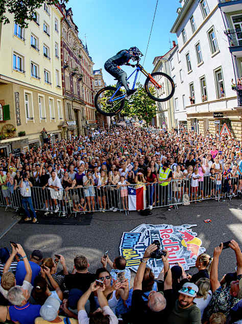 Paz Gallo seen during the Red Bull Cerro Abajo in Stuttgart, Germany on 05.09.2026