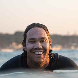 Jordy Smith seen during the filming of Shaping Jordy Smith in Durban, South Africa on July 28, 2020.