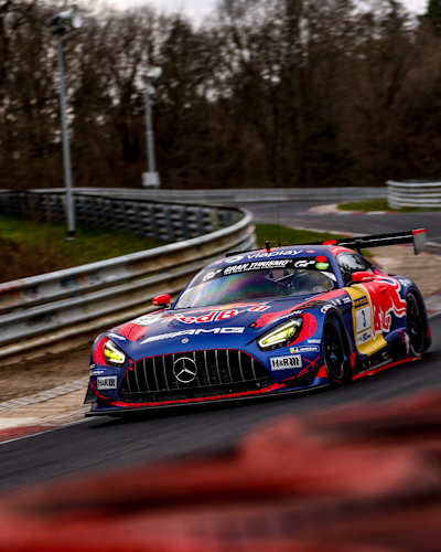 Max Verstappen beim Auftritt in der ADAC Nürburgring Langstrecken-Serie am 21. März 2026.