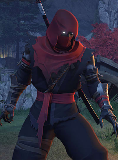 Screenshot aus Aragami 2 zeigt einen Ninja des namensgebenden Aragami-Clans