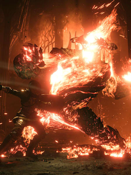 The mighty Flamelurker from Demon's Souls is one of the game's most visually impressive foes.