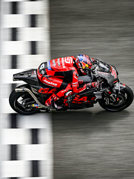 O Augusto Fernandez κατά τη διάρκεια των tests στο Sepang MotoGP στις 10-12 Φεβρουαρίου 2023. 