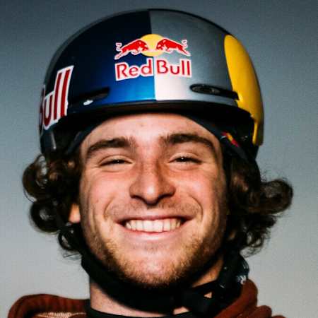 Matej Svancer poses for a portrait shot during skiing graduation project in Saalfelden, Salzburg, Austria on February 15, 2023.
