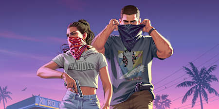 Lucia Caminos (à gauche) et Jason Duval (à droite) dans Grand Theft Auto VI / GTA 6.