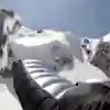 The quickest way off the Dent du Gént.