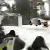 Aika painaa talla pohjaan Ruotsin lumisilla teillä