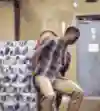 Harrison Barnes crosstraining in a RBDC warehouse