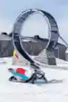 Levi Lavallee's sled in Quebec City on January 27, 2022. 