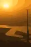 A sunset skydive.