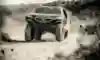 The Peugeot 2008 DKR in action in Freneuse, France
