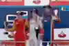 Leimer, Valsecchi and Palmer on the podium