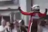 A pre-tumble Facu Regalia celebrates