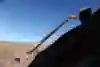 Machine stack: The skid-steer hoists the boom-lift