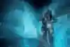 Tarah blasts through water during her training