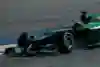 Caterham probando en Baréin 2014
