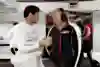 Mark Webber and Porsche R&D boss Wolfgang Hatz