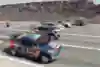 Start of a heat in the World Rally Cross championship