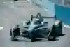 Pierre Gasly performs during the Formula E race in New York City.