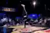 Justen from the Netherlands performs at Red Bull BC One.