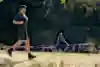 Martin Fuksa a hokejista Budějovic Robert Lantoši