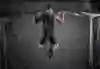 An athlete doing pull ups