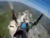 フランスの古城上空にて