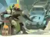 You don’t see Bastion stopping cars with ease