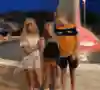 Collin Veijer with sisters