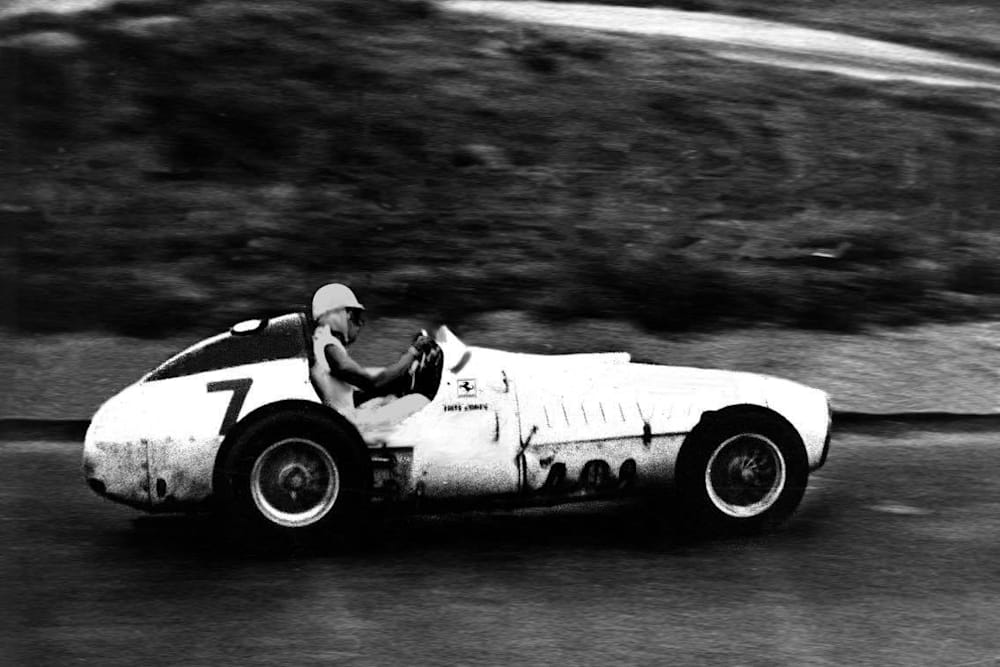 Fritz acelerando a Ferrari em 1960