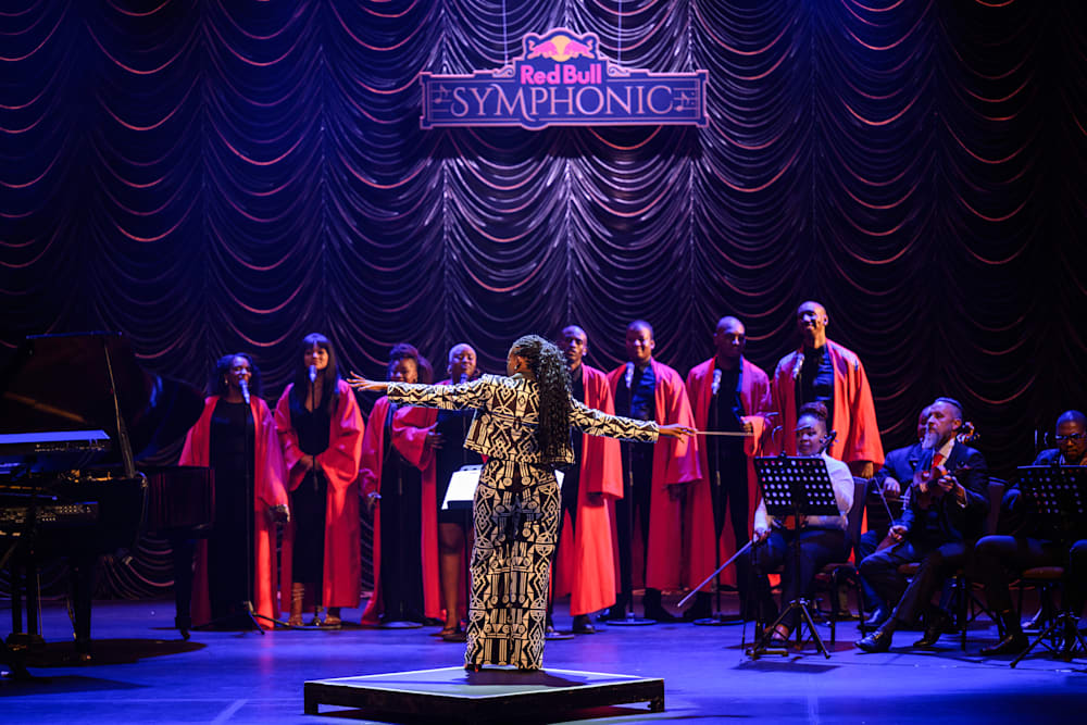 Ofentse Pitse Conducting Orchestra