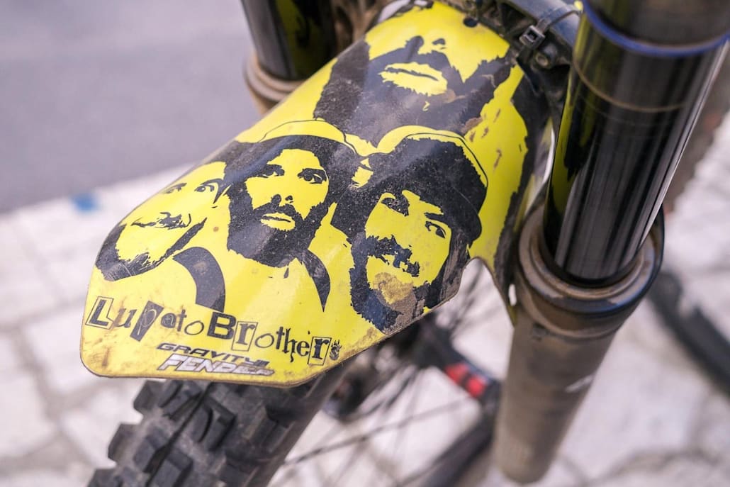Il parafango della "family" Lupato Brothers