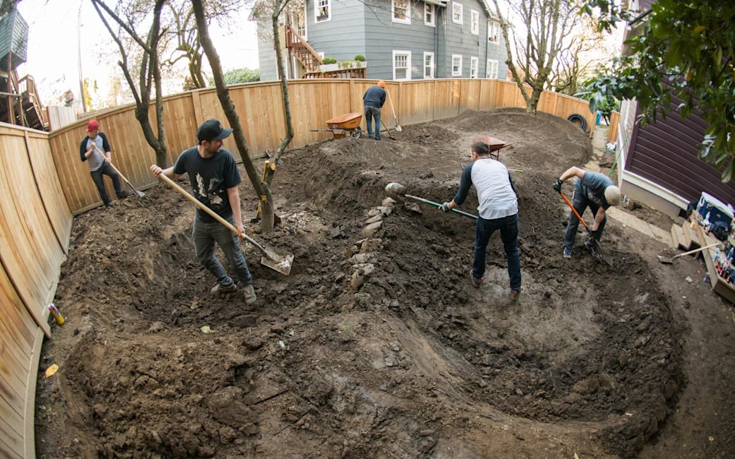 backyard dirt jumps