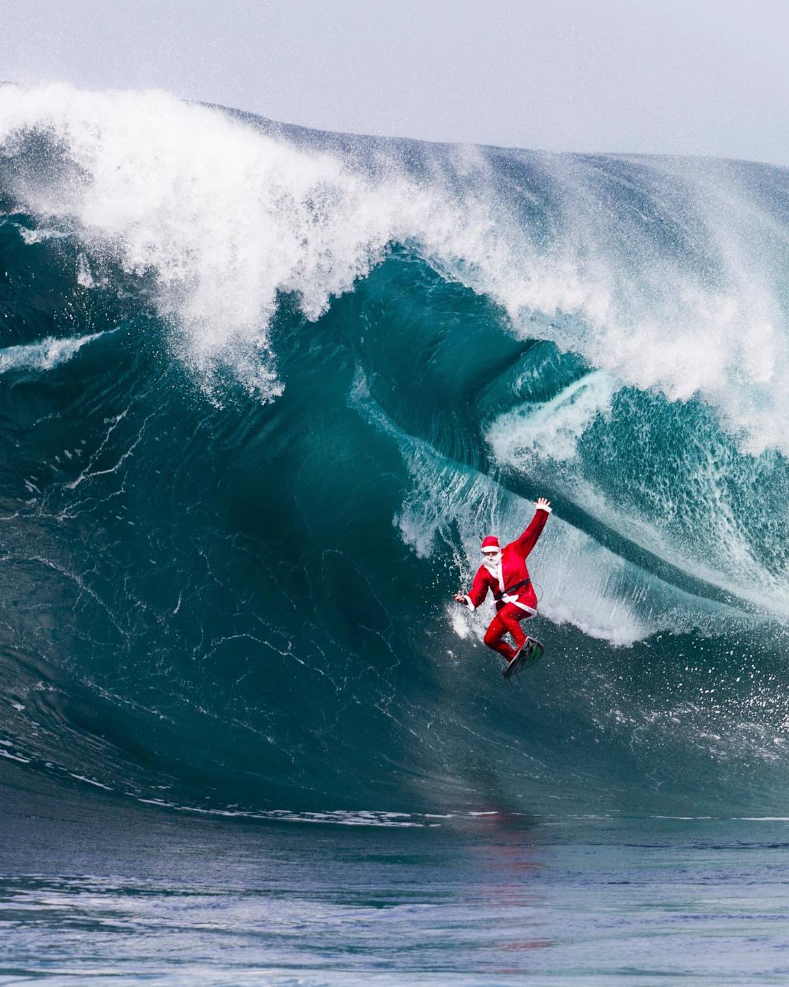 Surfing Santa Watch Him Surf Shipsterns Red Bull