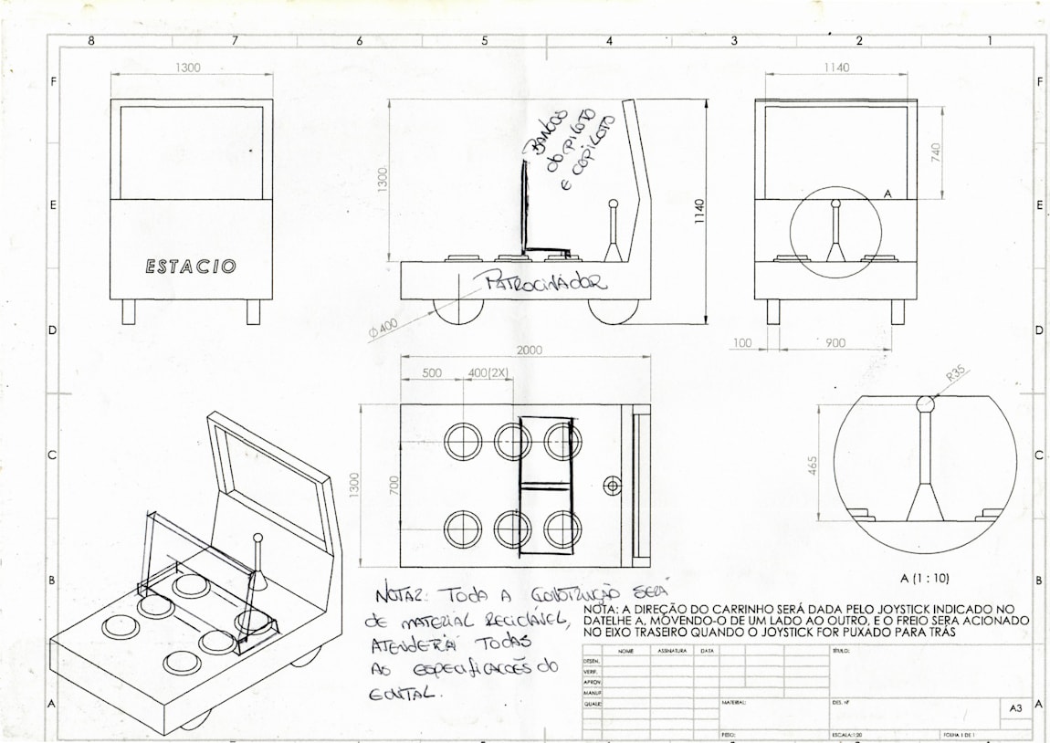 Joystick de Fliperama