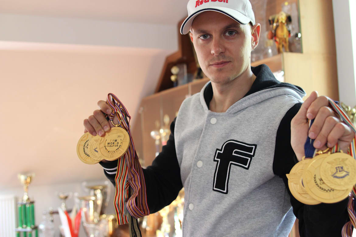 Jarek Hampel i jego trofea
