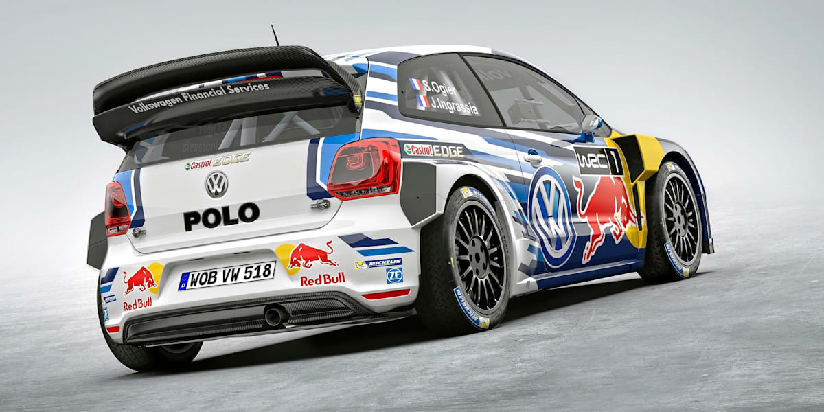 自動車 VW POLO R WRC 2015 Volkswagen's Polo R WRC for 2015, with new livery