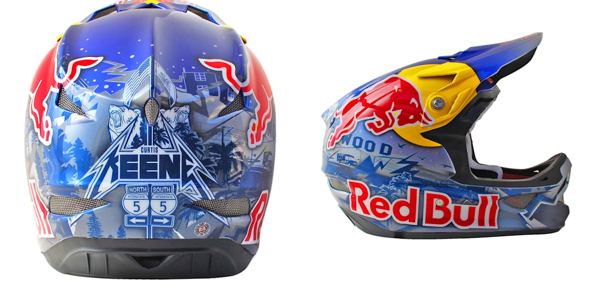 Casque vtt red bull sale