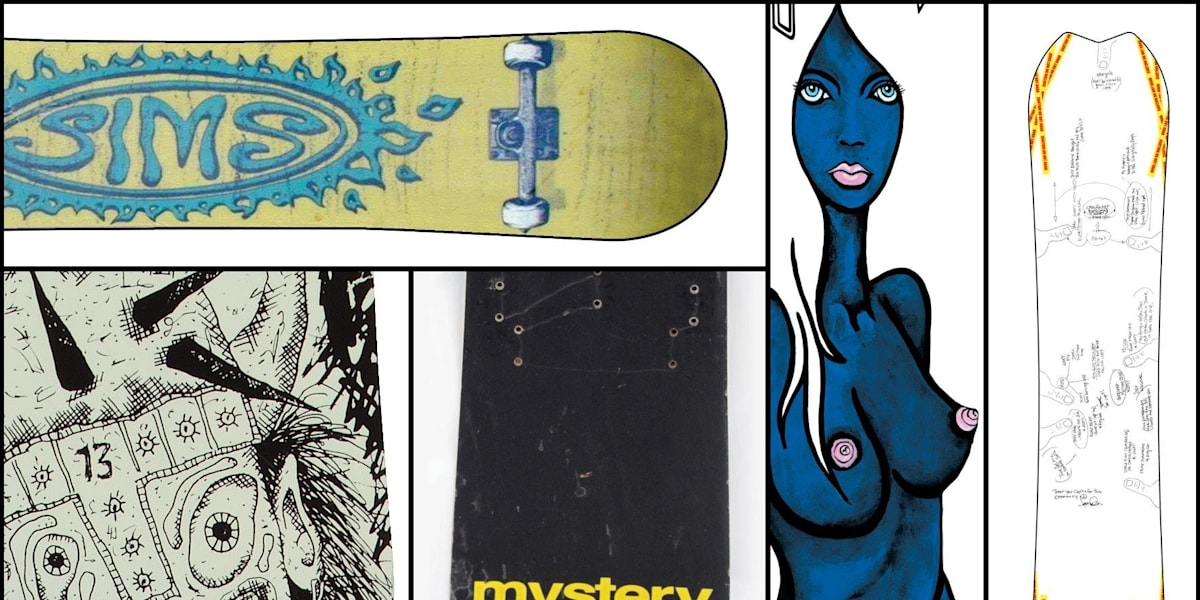 Najlepsze projekty graficzne desek snowboardowych