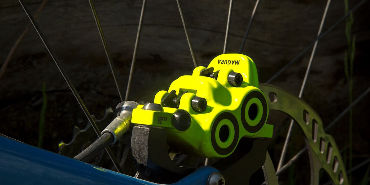 Yellow mtb brakes 2025