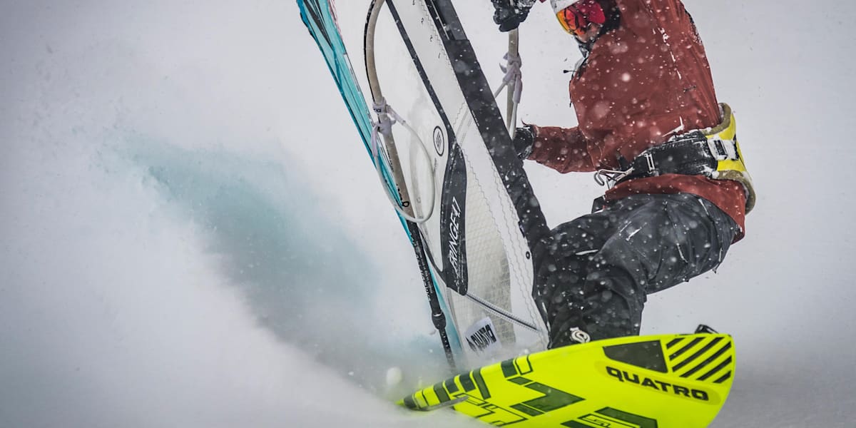 Stream Mountain】世界初 雪山でウィンドサーフィン ＠利尻島