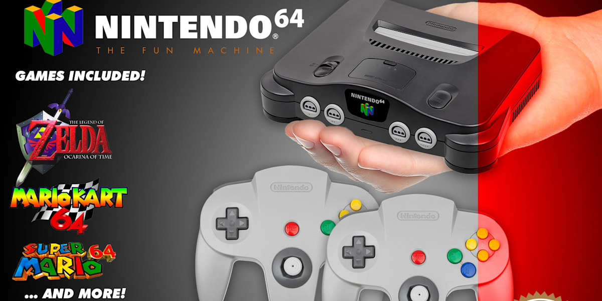 Mini Nintendo 64 Classic wishlist Red Bull Games