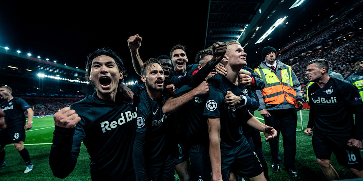 ハーランド ザルツブルク下着】CLで史上初の3クラブで5試合連続ゴール 記録