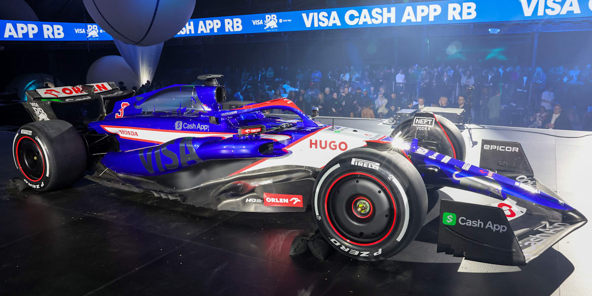 Olha aí o carro da Visa Cash App RB