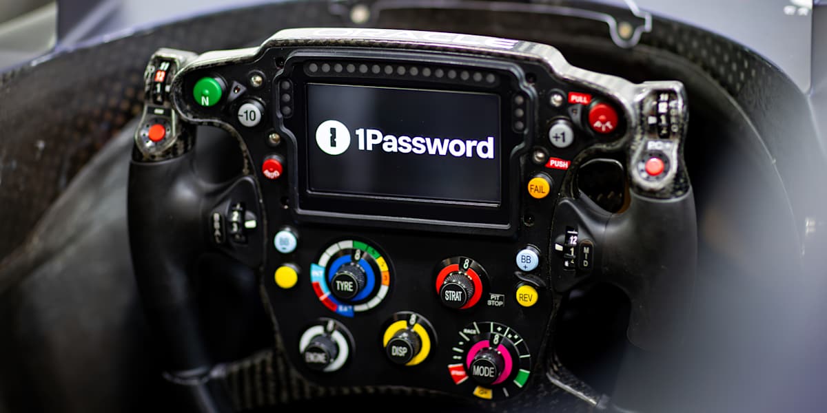 Oracle Red Bull Racing & 1Password Multi-Year Partnership
