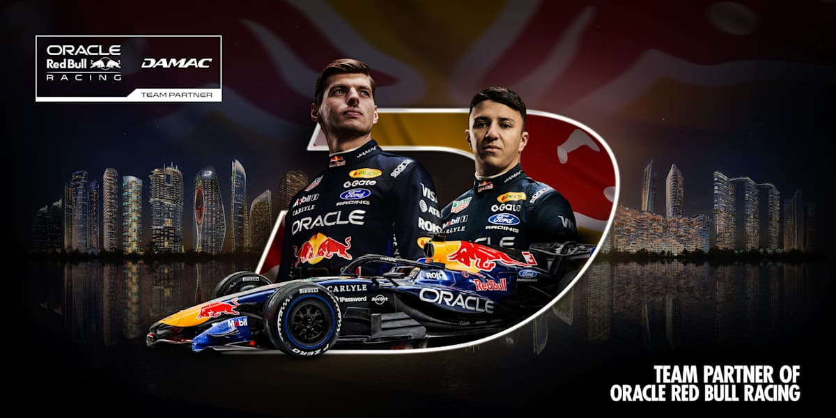 Oracle Red Bull Racing Partners with DAMAC Properties