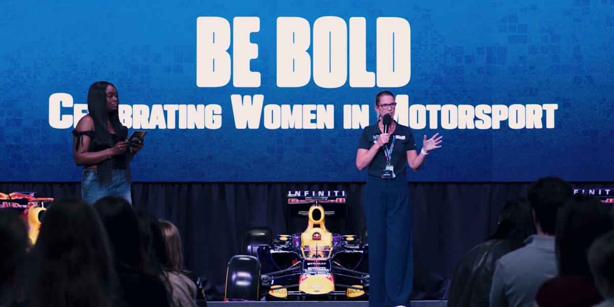 Girls on Track at Oracle Red Bull Racing