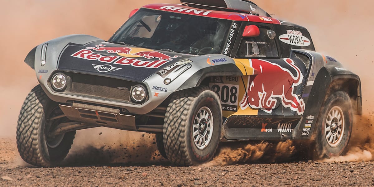 X raid MINI JCW Buggy Dakar Rally 2019 car test video